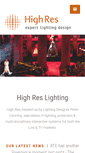 Mobile Screenshot of highreslighting.com